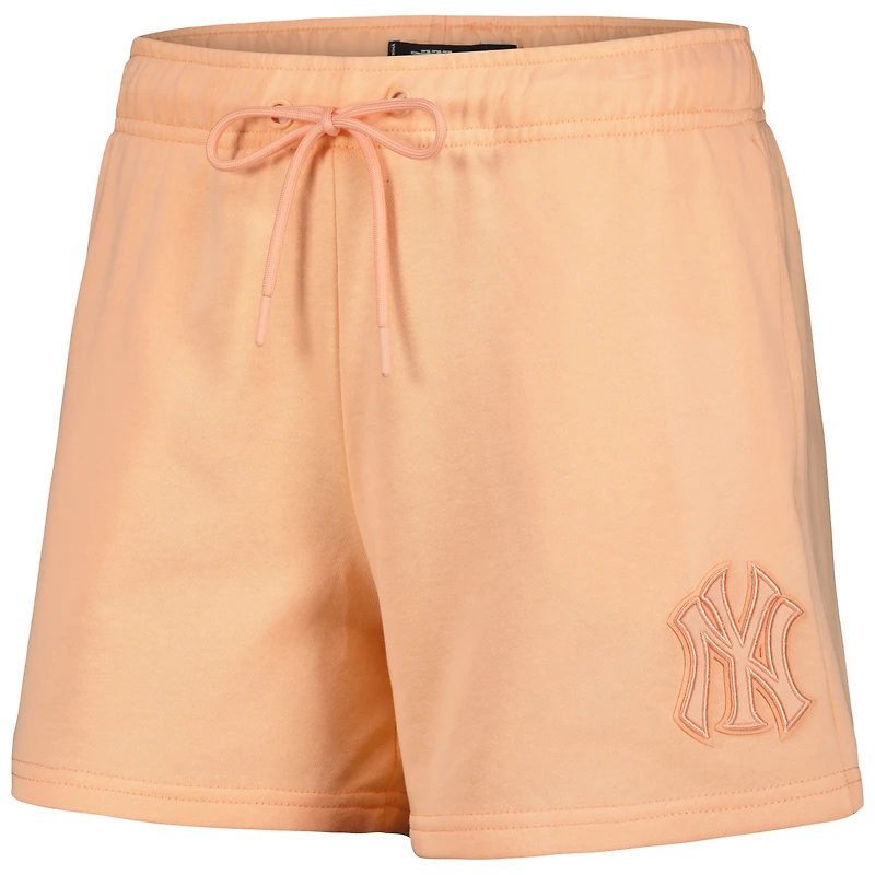 Short en polaire neutre Pro Standard orange pour femmes des New York Yankees