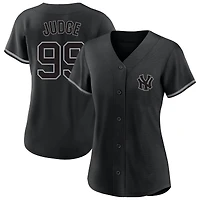Maillot de mode grande taille Aaron Judge noir des Yankees New York, nom et numéro du joueur