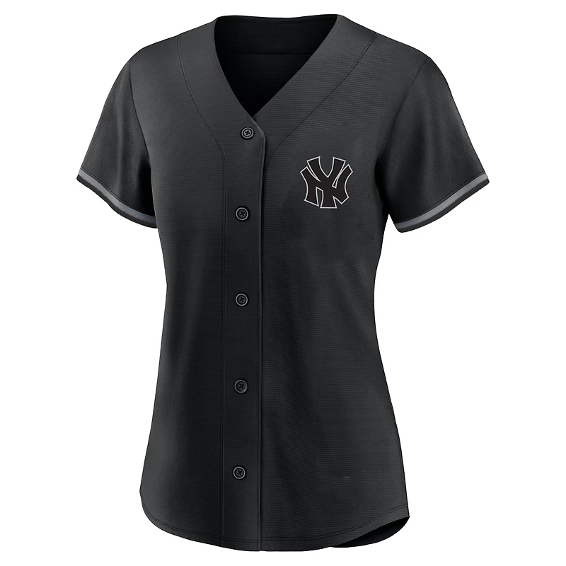 Maillot de mode grande taille Aaron Judge noir des Yankees New York, nom et numéro du joueur