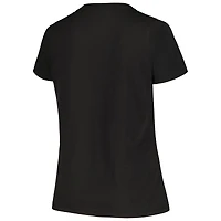 Women's Profile Black/Heather Gray New York Yankees Plus T-Shirt Combo Pack