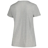Women's Profile Black/Heather Gray New York Yankees Plus T-Shirt Combo Pack