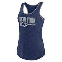 Women's Profile Navy New York Yankees Plus Racerback Tank Top