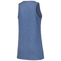 Women's Soft as a Grape Navy New York Yankees Gauze High Neck Tank Top