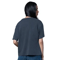 Women's Starter Heather Navy New York Yankees Oversized Hall of Fame T-Shirt