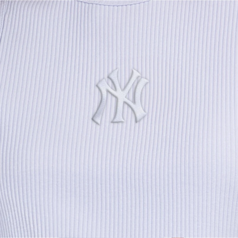 Women's Starter Light Blue New York Yankees Pastels Ribbed Tank Top