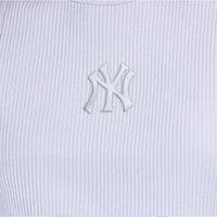 Women's Starter Light Blue New York Yankees Pastels Ribbed Tank Top
