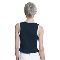 Débardeur court Starter pour femme, bleu marine, New York Yankees Cooperstown
