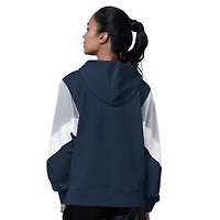 Women's Starter  Navy New York Yankees Scrimmage Pullover Hoodie