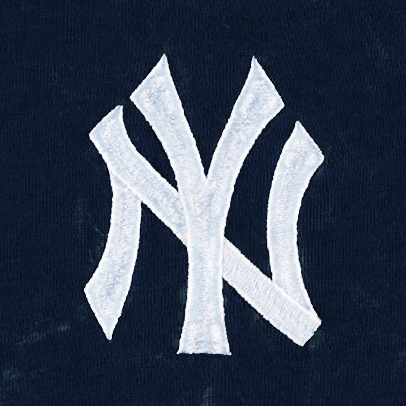 Sweat à capuche The Wild Collective bleu marine New York Yankees Marble pour femme