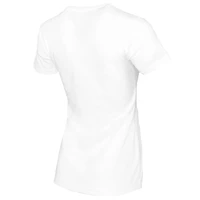 T-shirt blanc Tiny Turnip pour femmes, New York Yankees, Quarantaine