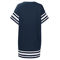 Robe t-shirt Cascade des New York Yankees Touch bleu marine pour femme