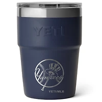 Gobelet empilable Rambler YETI New York Yankees de 473 ml avec couvercle Magslider