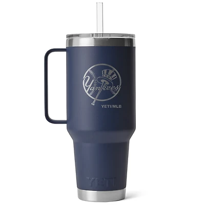 Tasse à paille Rambler YETI New York Yankees Primary 42 oz