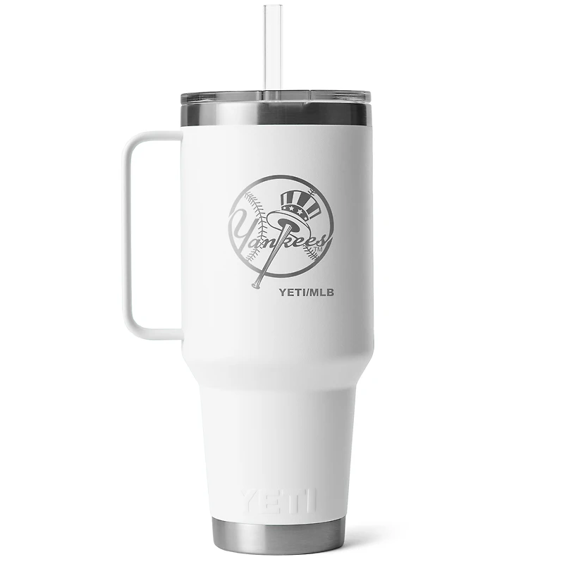 Tasse à paille Rambler YETI New York Yankees 42 oz