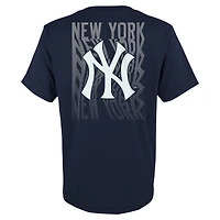 T-shirt Curveball des Yankees de New York fanatiques pour jeunes, bleu marine