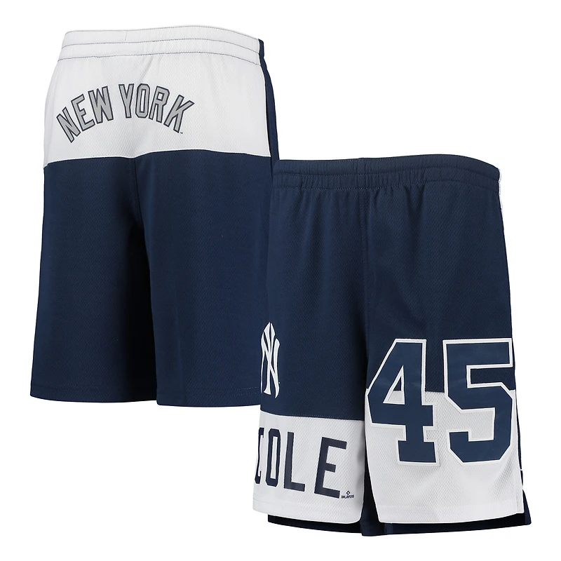 Short Gerrit Cole Navy New York Yankees Pandemonium Name & Number pour jeune