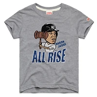 Youth Homage Aaron Judge Navy New York Yankees Caricature Tri-Blend T-Shirt
