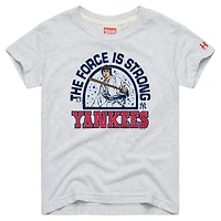 Youth Homage  Heather Gray New York Yankees Star Wars x MLB Dark Side T-Shirt