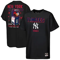 T-shirt rétro arcade Mitchell & Ness noir pour enfant, New York Yankees