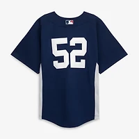 Youth Mitchell & Ness CC Sabathia Navy New York Yankees Mesh Batting Practice Jersey
