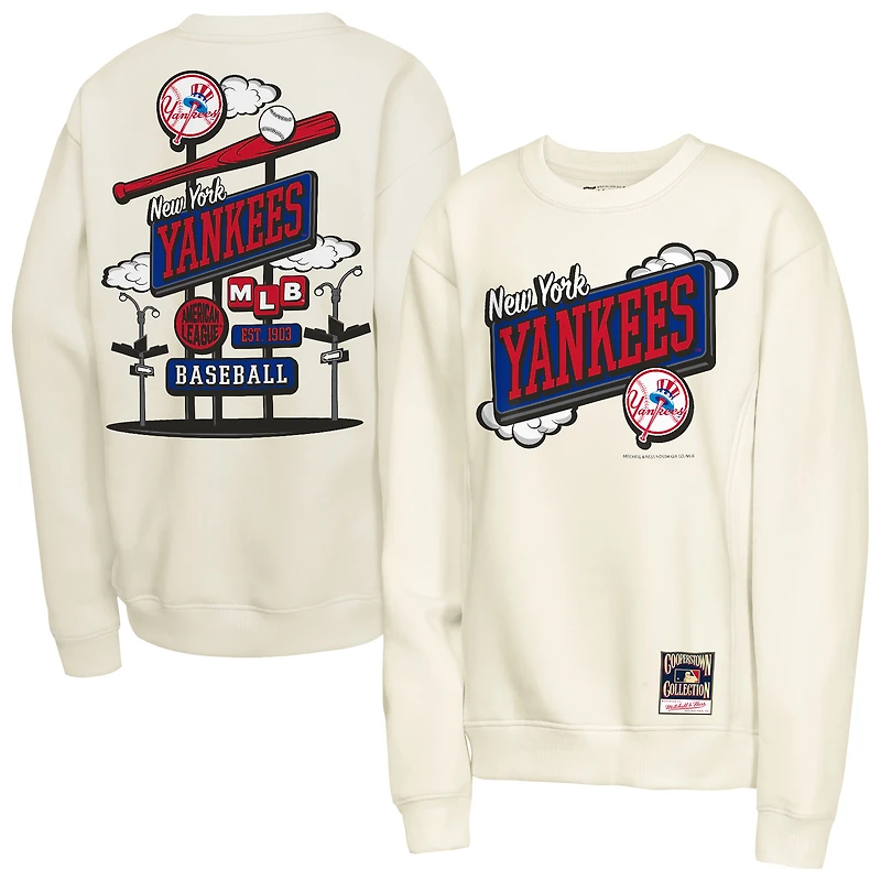 Sweat-shirt rétro Mitchell & Ness New York Yankees pour enfant
