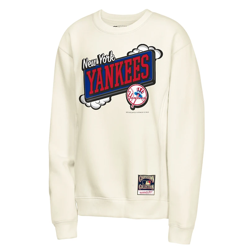 Sweat-shirt rétro Mitchell & Ness New York Yankees pour enfant