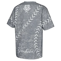 T-shirt bleu marine pour jeunes New York Yankees Slide Score Bold