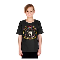 T-shirt noir New Era York Yankees Día de los Muertos pour jeunes