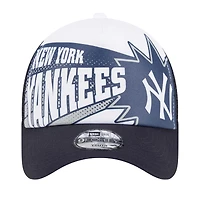 Casquette ajustable New Era New York Yankees Bloom 9FORTY bleu marine pour jeune