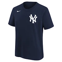 T-shirt avec nom et numéro du joueur à domicile Nike Aaron Judge des Yankees de New York, bleu marine