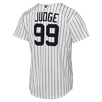 Maillot de joueur Nike Aaron Judge blanc New York Yankees Home Replica 2.0 pour jeune