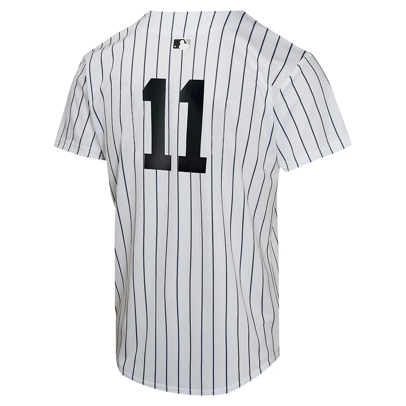 Maillot Nike Anthony Volpe pour jeune, blanc, joueur de match à domicile des Yankees New York