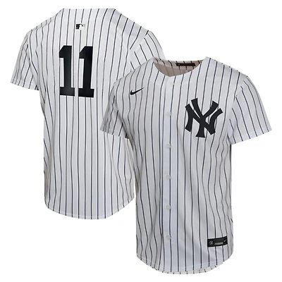 Maillot Nike Anthony Volpe pour jeune, blanc, joueur de match à domicile des Yankees New York