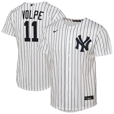 Maillot de joueur Nike Anthony Volpe blanc New York Yankees Home Replica 2.0 pour jeune