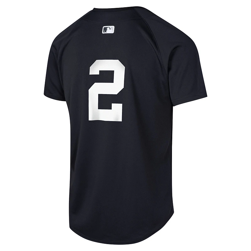 Maillot de joueur alternatif limité Nike Derek Jeter pour jeunes des Yankees New York, bleu marine