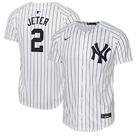 Youth Nike Derek Jeter White New York Yankees Home Game Jersey
