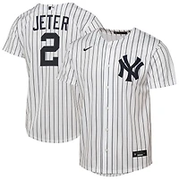 Youth Nike Derek Jeter White New York Yankees Home Replica Jersey