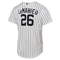 Maillot de joueur Nike DJ LeMahieu blanc New York Yankees Home Replica 2.0 pour jeune