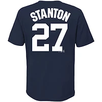 Enfant Nike Giancarlo Stanton Navy New York Yankees Nom et numéro du joueur - T-shirt