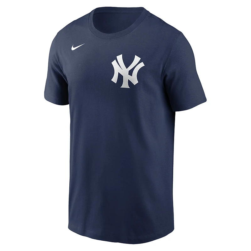 T-shirt Nike Jazz Chisholm Jr. bleu marine avec nom et numéro de joueur des Yankees New York pour jeune