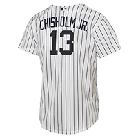 Youth Nike Jazz Chisholm Jr. White New York Yankees Home Replica Jersey