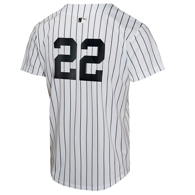 Youth Nike Juan Soto White New York Yankees 2024 World Series Home Game Player Jersey