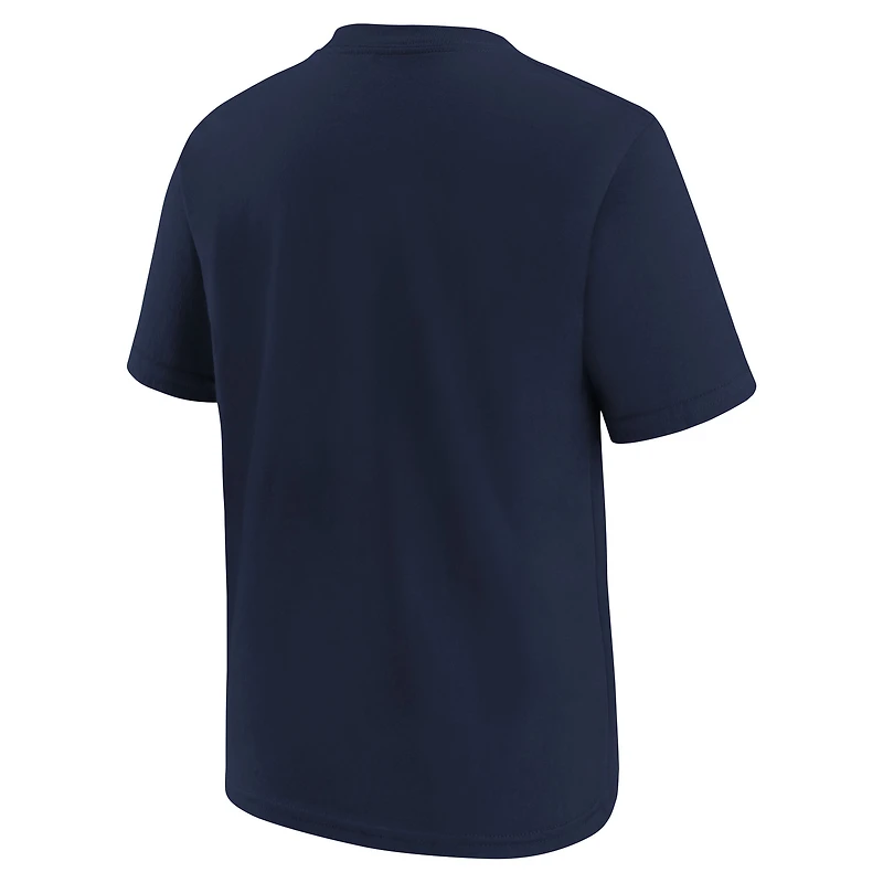 T-shirt Nike bleu marine avec logo de l'équipe des Yankees New York la collection Cooperstown pour jeunes