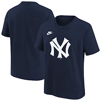 Youth Nike Navy New York Yankees Cooperstown Collection Team Logo T-Shirt