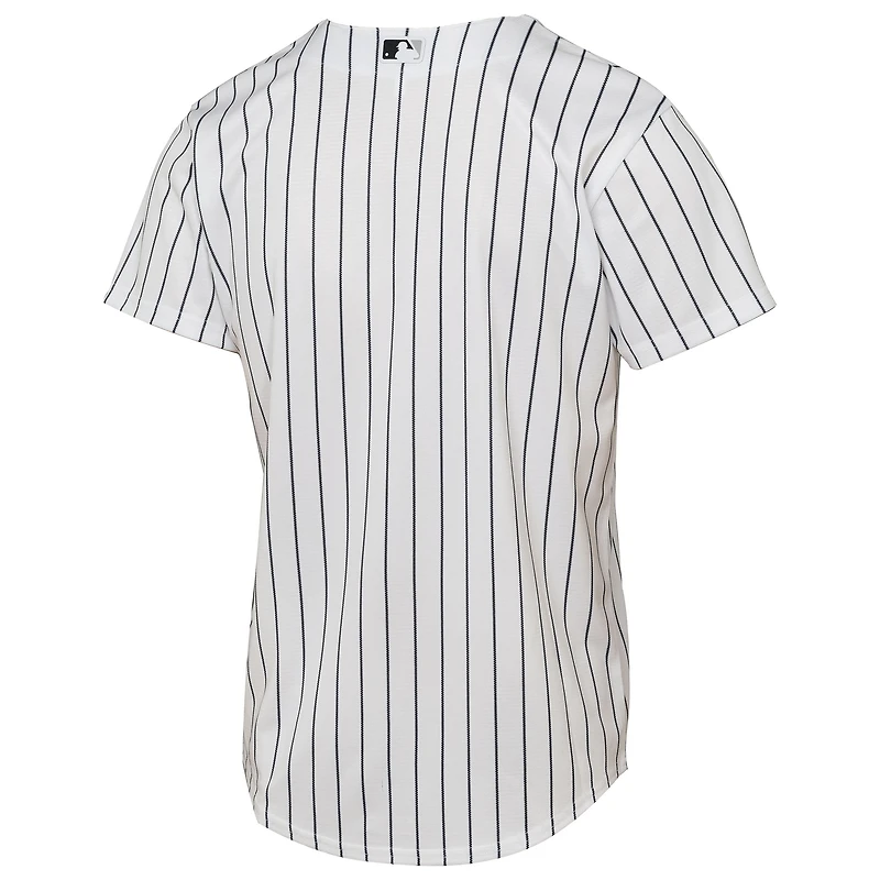 Maillot Nike blanc pour jeunes à domicile des Yankees de New York