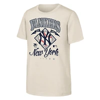 Youth Outerstuff  Natural New York Yankees Triple Hit T-Shirt