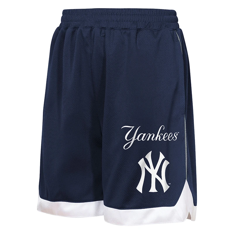 Youth Outerstuff Navy New York Yankees Big League All Star Fashion Shorts
