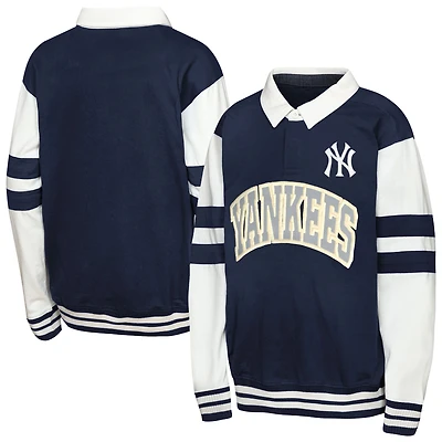 Youth Outerstuff  Navy New York Yankees Big League Fielder MVP Fashion Sweatshirt