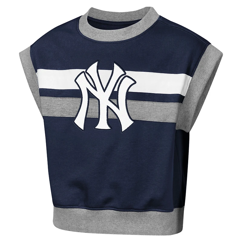 Youth Outerstuff Navy New York Yankees Big League Short Stop T-Shirt & Shorts Set