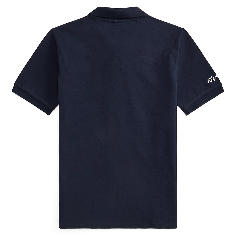 Polo Ralph Lauren bleu marine des Yankees pour jeunes